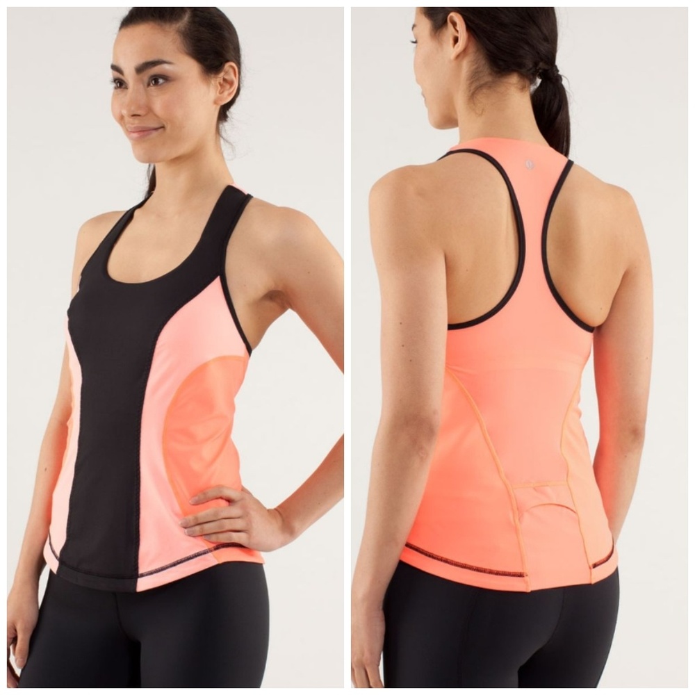 • Lululemon • Cardio Kick Tank Bleached Coral